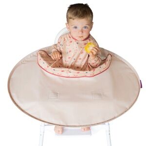 Tidy Tot Bib and Tray Kit in Sand Fox Bib Toddler Mealtime Easy Cleanup